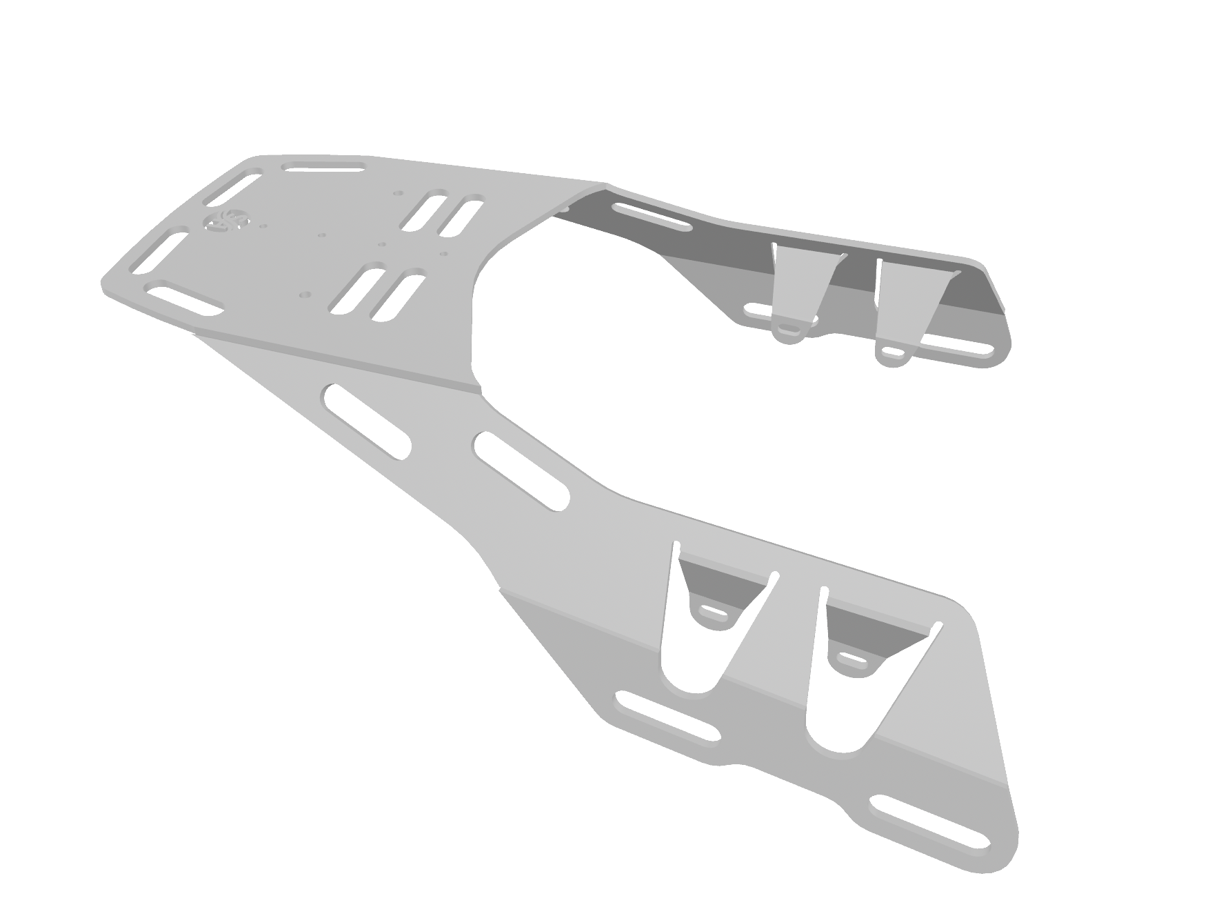 3D CAD model of the rack — output of the Bluelight scan and CAD design phase
